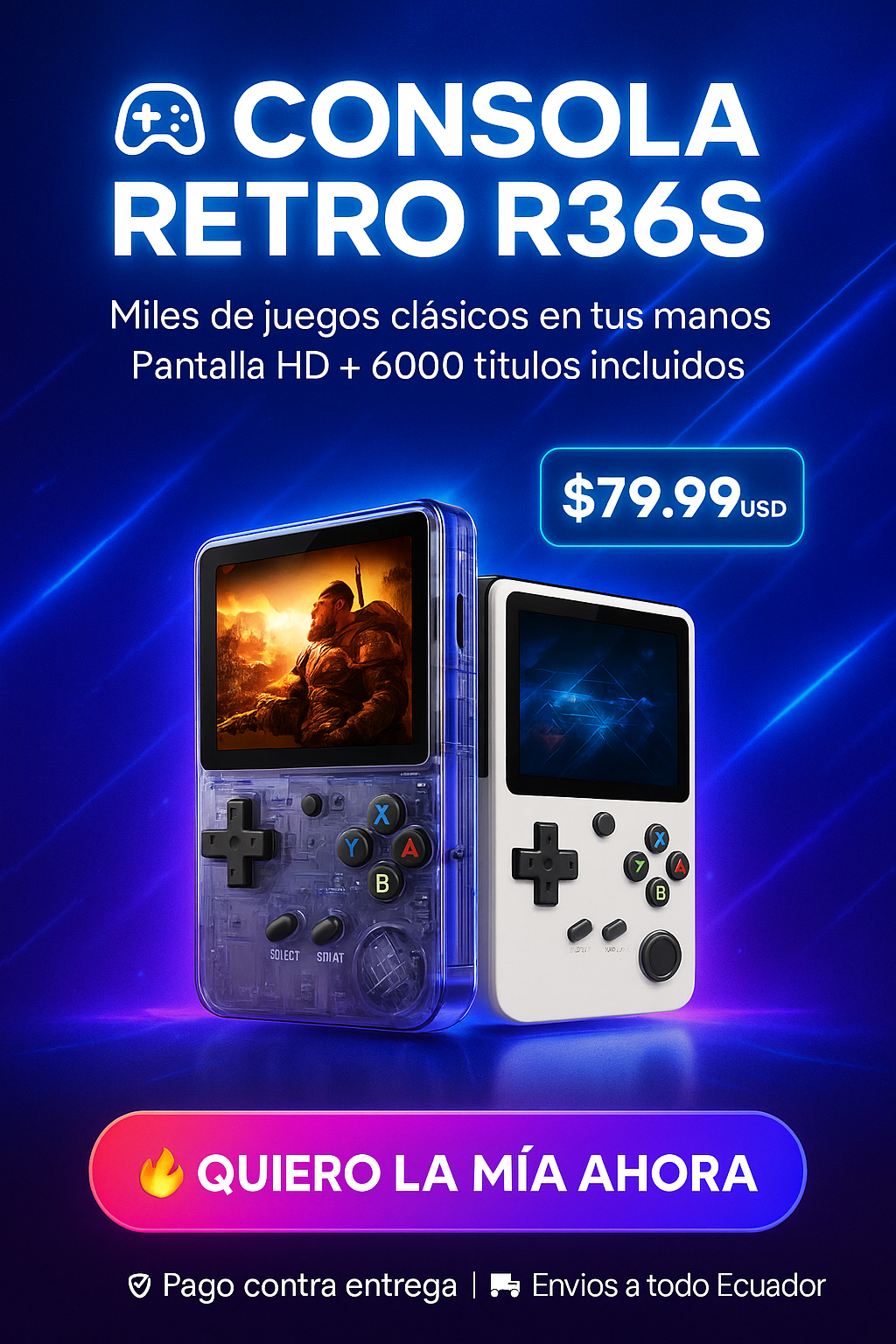 Consola de Juegos R36S – Diversión que nunca pasa de moda.